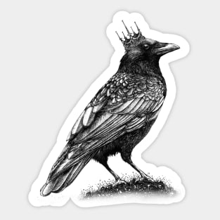 King Crow Sticker